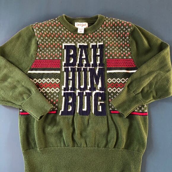 Cat & Jack Christmas Sweater Size 4-5 - Picture 1 of 4